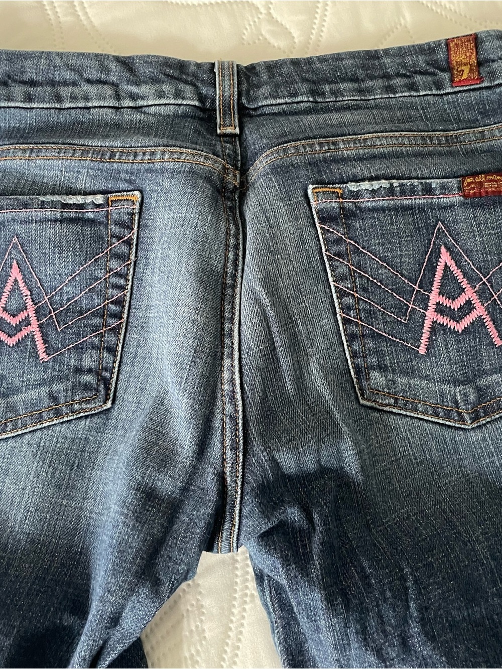 7 For All Mankind Dark Indigo Denim Jeans